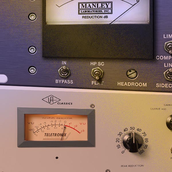 What are the different types of audio compressor?